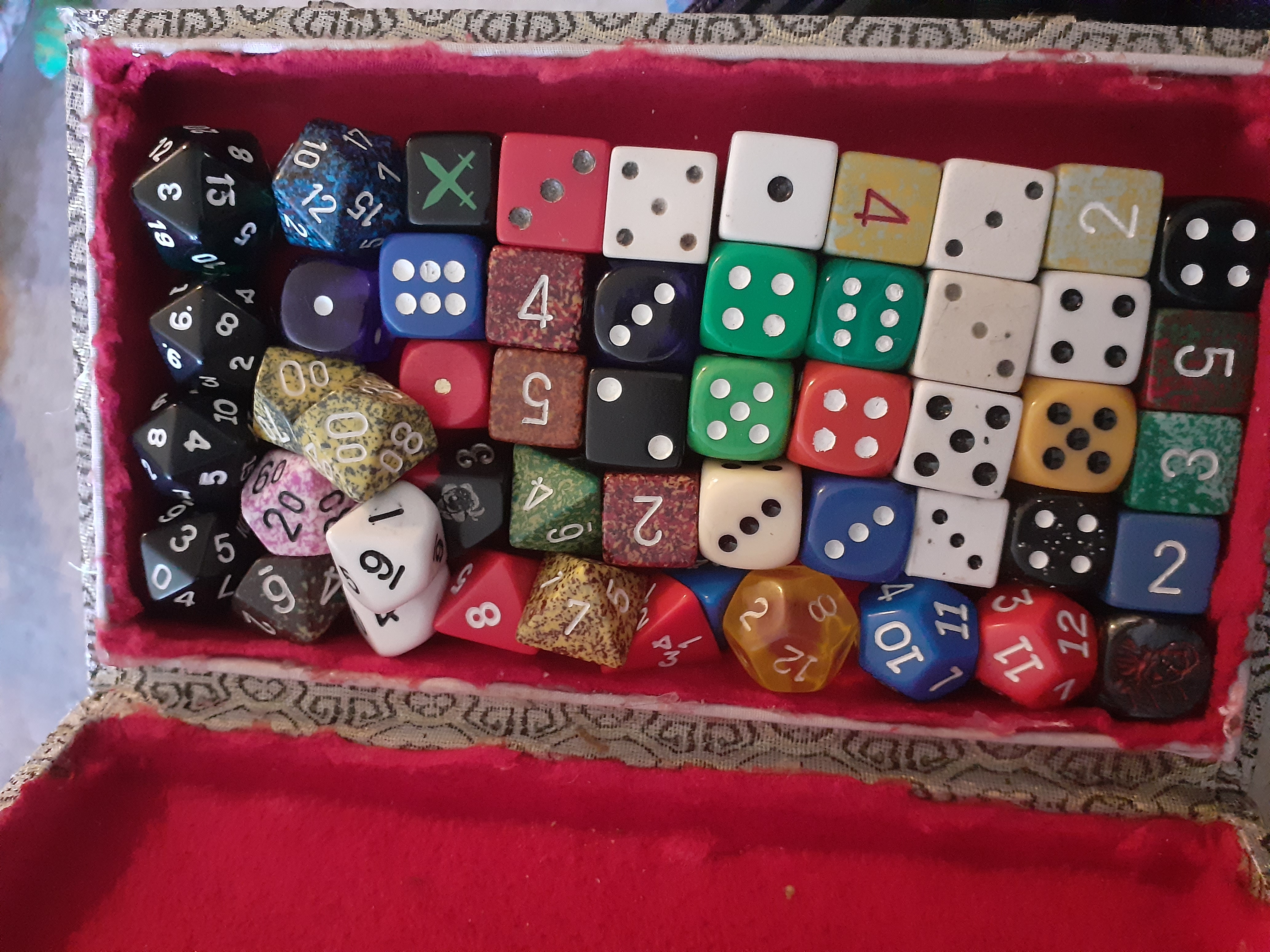 DandD dice one set anyhow